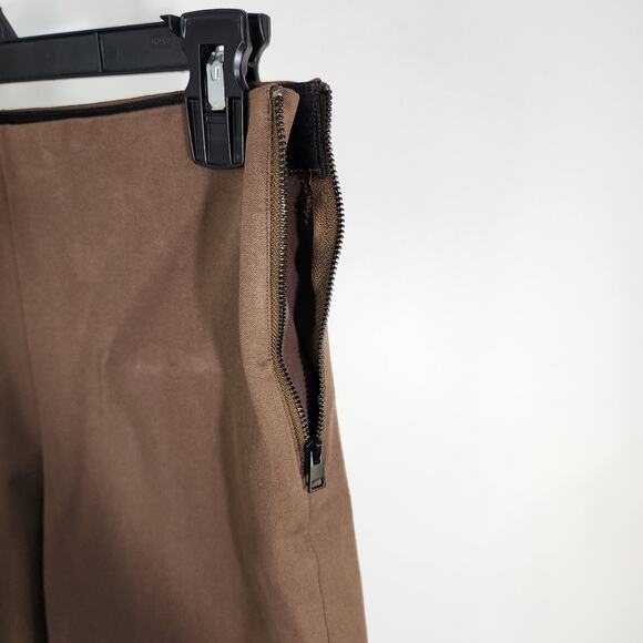 Everlane Womens Bi-Stretch Work Pant Size 6 Mid Rise Slim Side Zip Cocoa Stretch - Picture 12 of 12